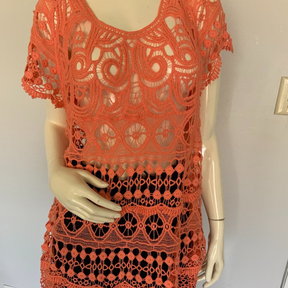 Lace knit  top
